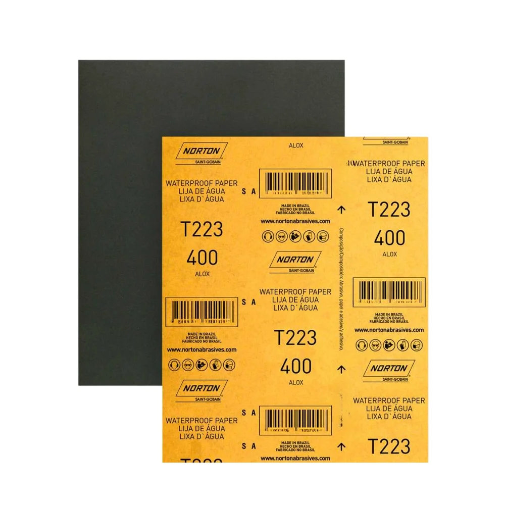 Lixa D'agua Oxido de Aluminio G400 Norton T223