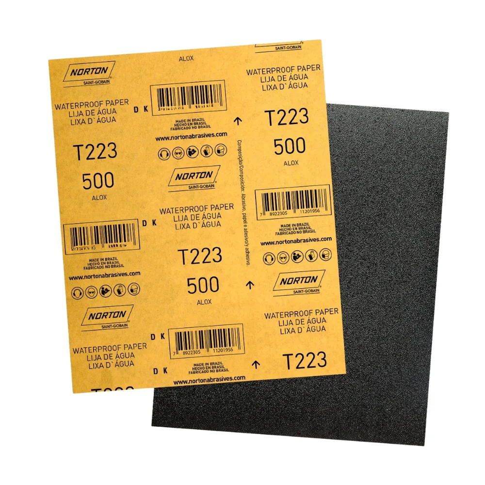 Lixa D'agua Oxido de Aluminio G500 Norton T223