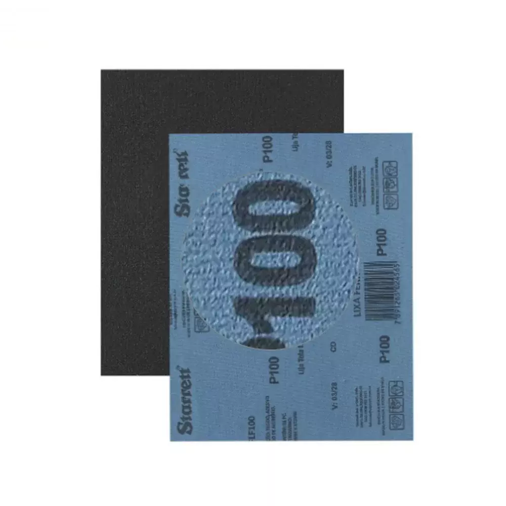 Lixa para Ferro Oxido de Aluminio G100 Starrett FLF100