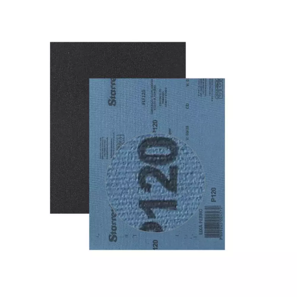Lixa para Ferro Oxido de Aluminio G120 Starrett FLF120