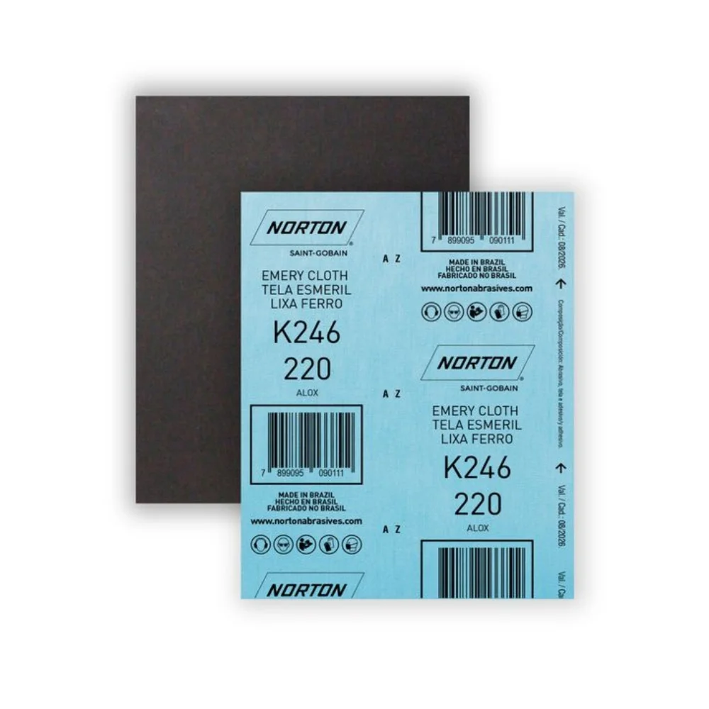 Lixa para Ferro Oxido de Aluminio G220 Norton K246