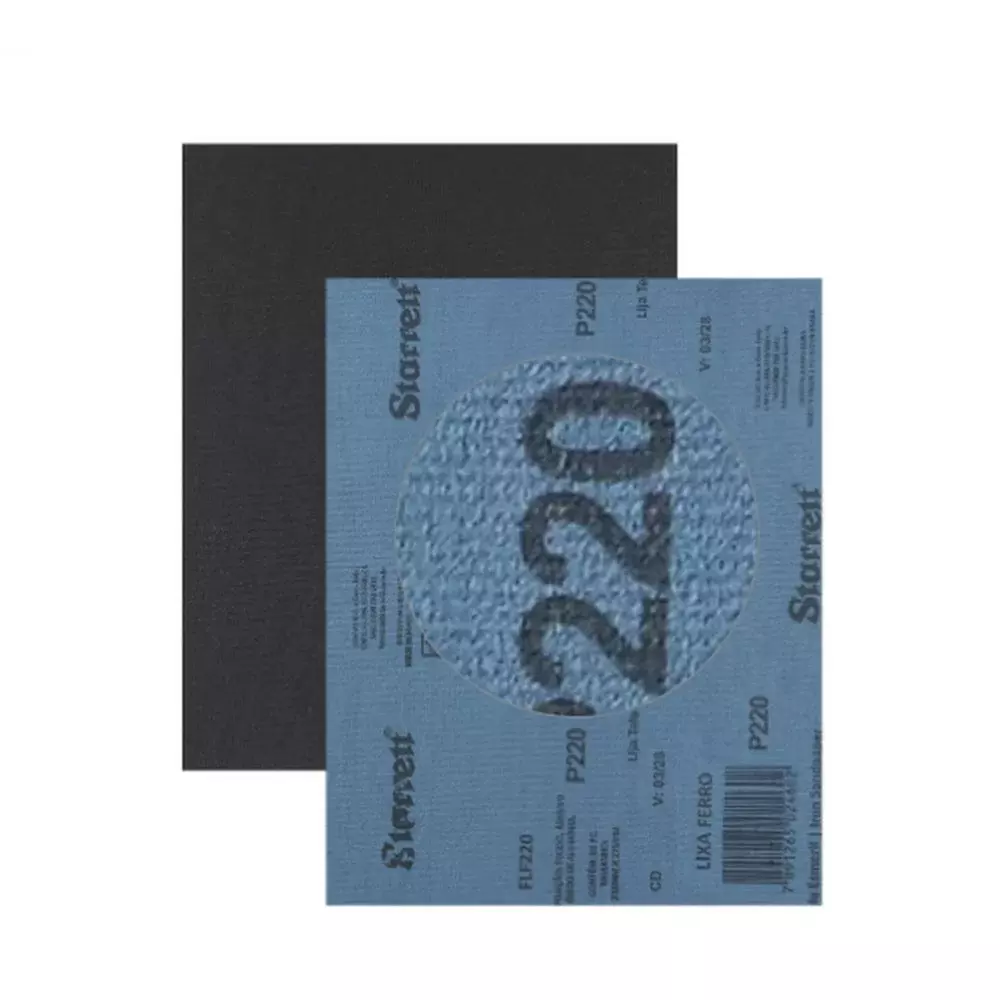 Lixa para Ferro Oxido de Aluminio G220 Starrett FLF220