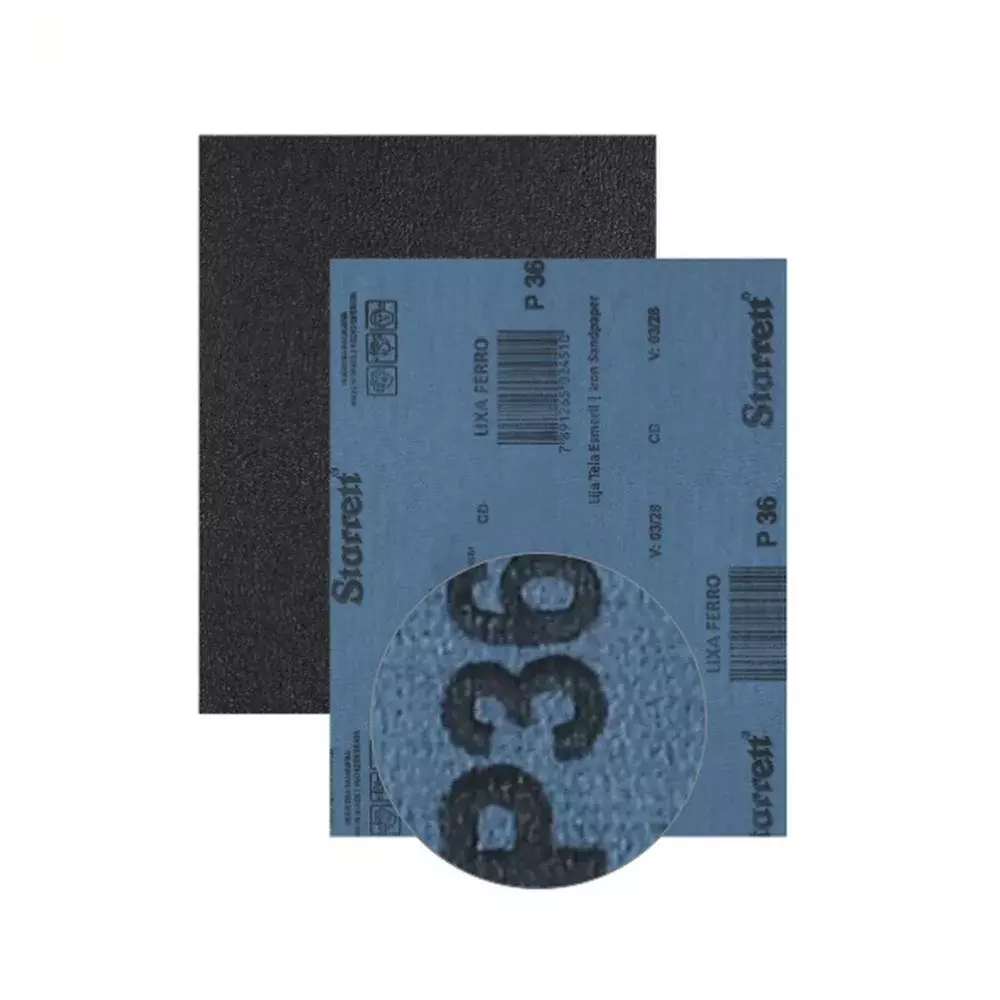 Lixa para Ferro Oxido de Aluminio G36 Starrett FLF36