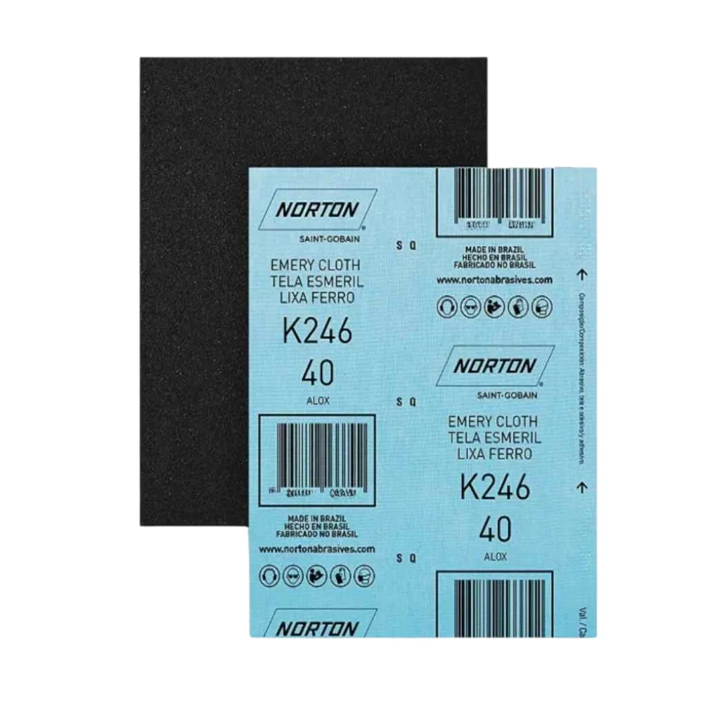 Lixa para Ferro Oxido de Aluminio G40 Norton K246