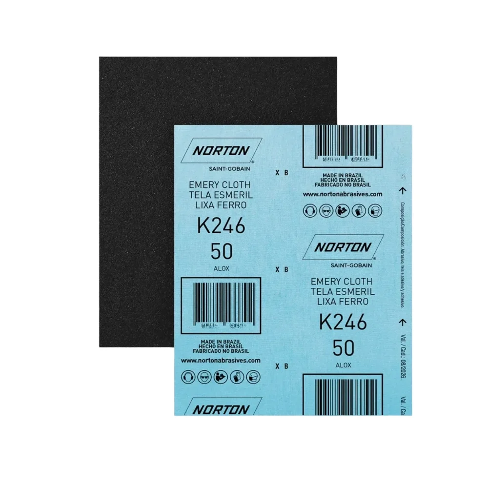 Lixa para Ferro Oxido de Aluminio G50 Norton K246