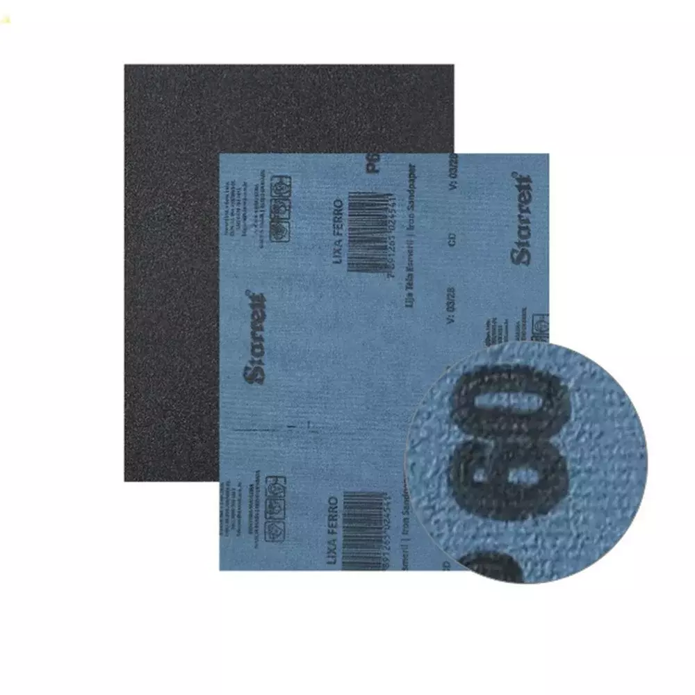 Lixa para Ferro Oxido de Aluminio G60 Starrett FLF60