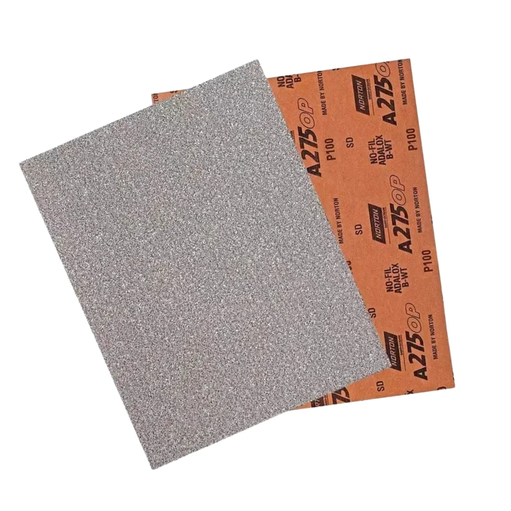 Lixa para Ferro Seco Oxido de Aluminio G100 Norton A275