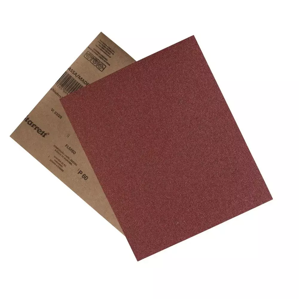 Lixa para Madeira Massa Oxido de Aluminio G60 Starrett FLM60