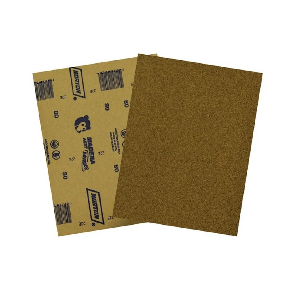 Lixa para Madeira Oxido de Aluminio G120 Norton A237