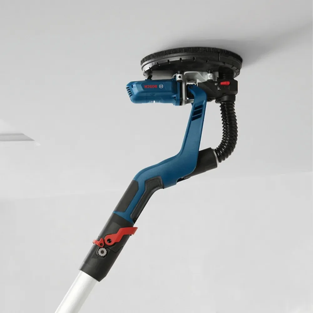 Lixadeira de Parede Teto e Drywall Orbital Telescopica com Maleta 9" 110V 550W Bosch GTR550