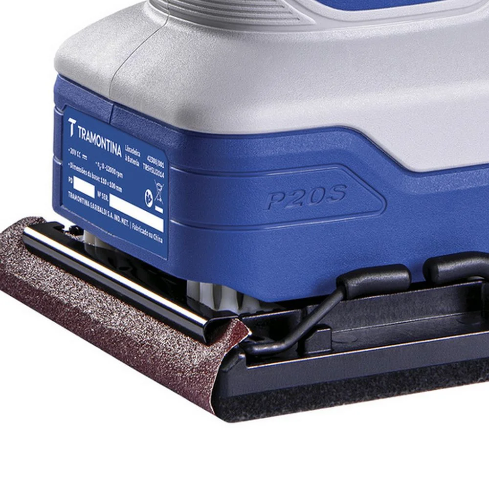 Lixadeira Orbital a Bateria 20V Sem Carregador e Bateria 110X100MM Tramontina Tota 42308/001