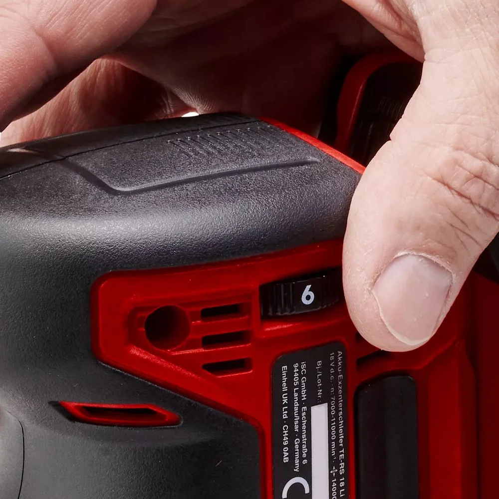 Lixadeira Roto Orbital a Bateria 18V Sem Carregador e Bateria com Coletor 5"-125MM Einhell TE-RS 18 LI