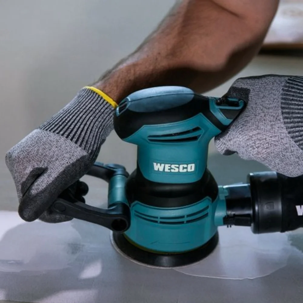 Lixadeira Roto-Orbital Com Coletor de PO e 3 Lixas 125MM 110V 400W Wesco WS4265U