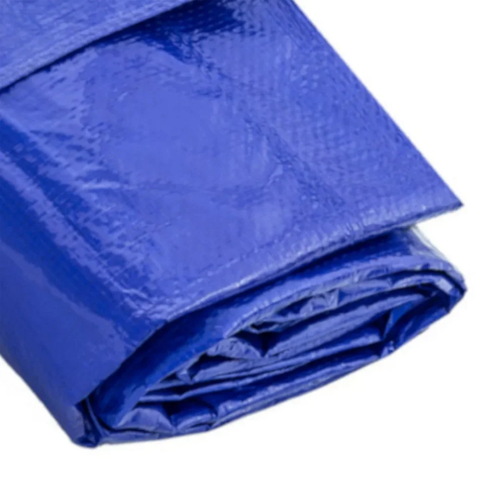 Lona de Polietileno Azul Com Ilhos Metalico 10X8M Thompson 1227