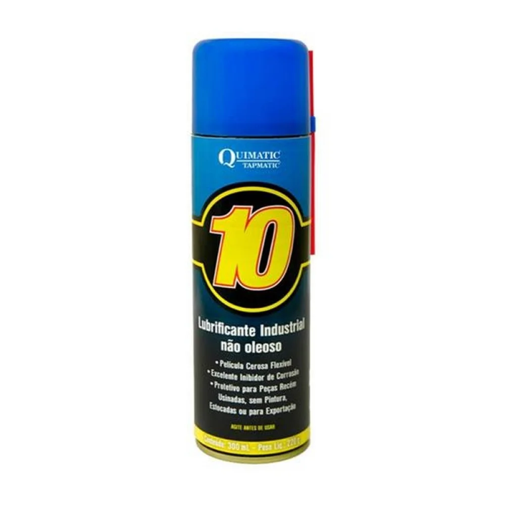 Lubrificante Anticorrosivo Spray Industrial NAO Oleoso 300ML Tapmatic QUIMATIC 10