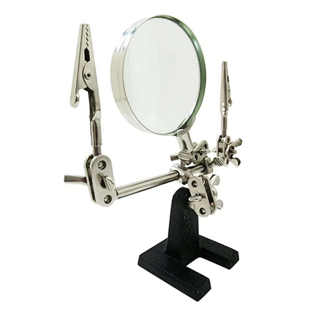 Lupa com Suporte e Pinca Hikari HLS-10