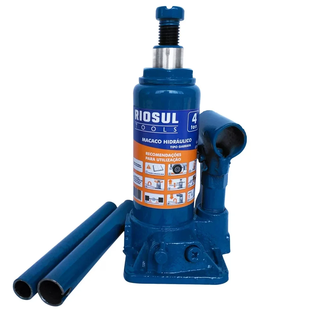 Macaco Hidraulico Garrafa 4T Riosul 070002