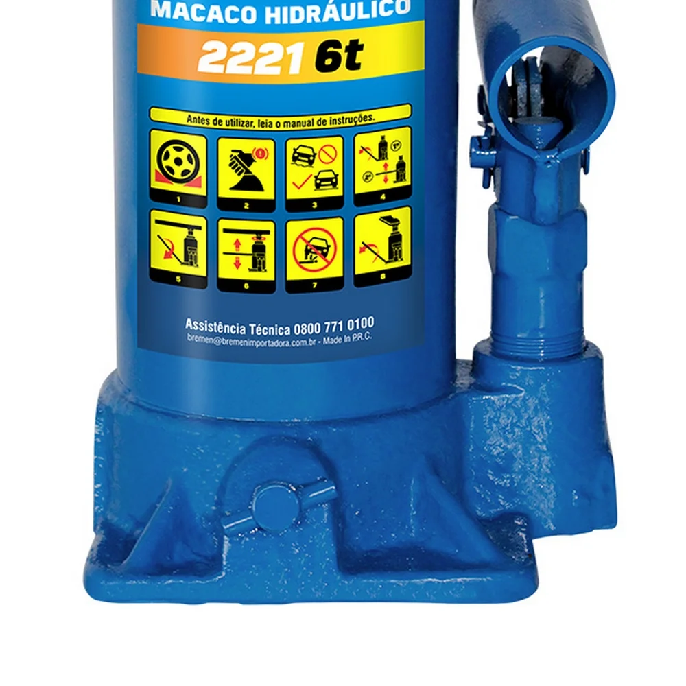 Macaco Hidraulico Garrafa 6T Bremen 22211