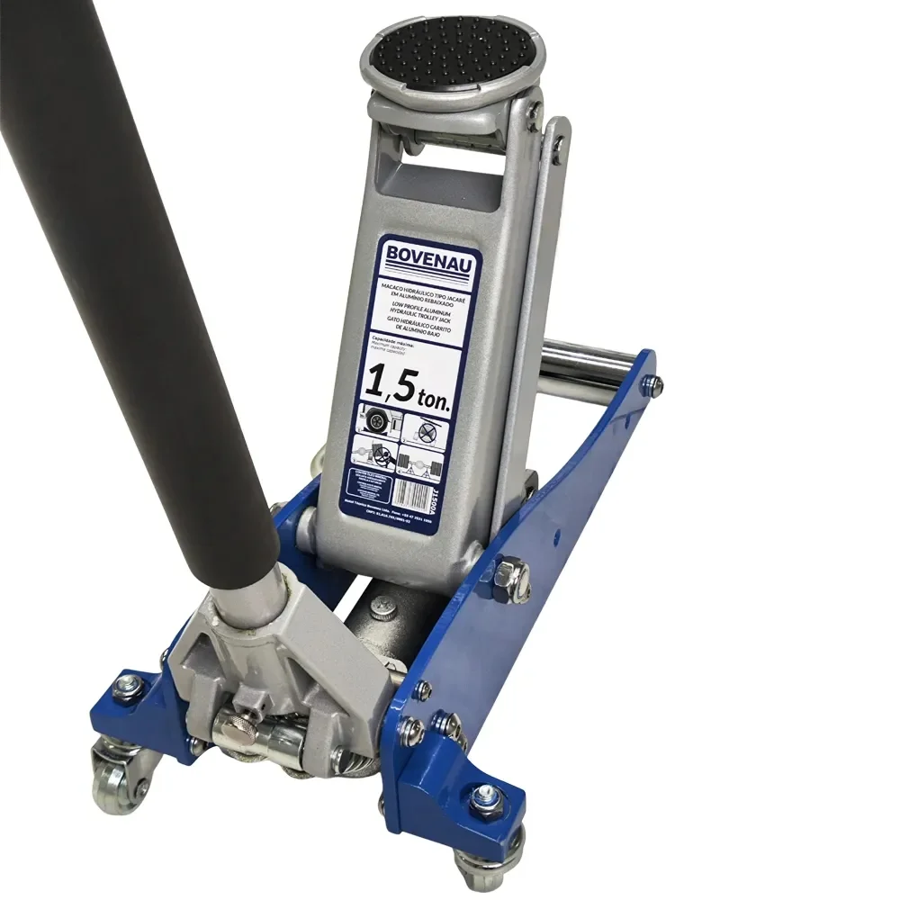 Macaco Hidraulico Jacare Curto Rebaixado 1,5T Bovenau J1500A