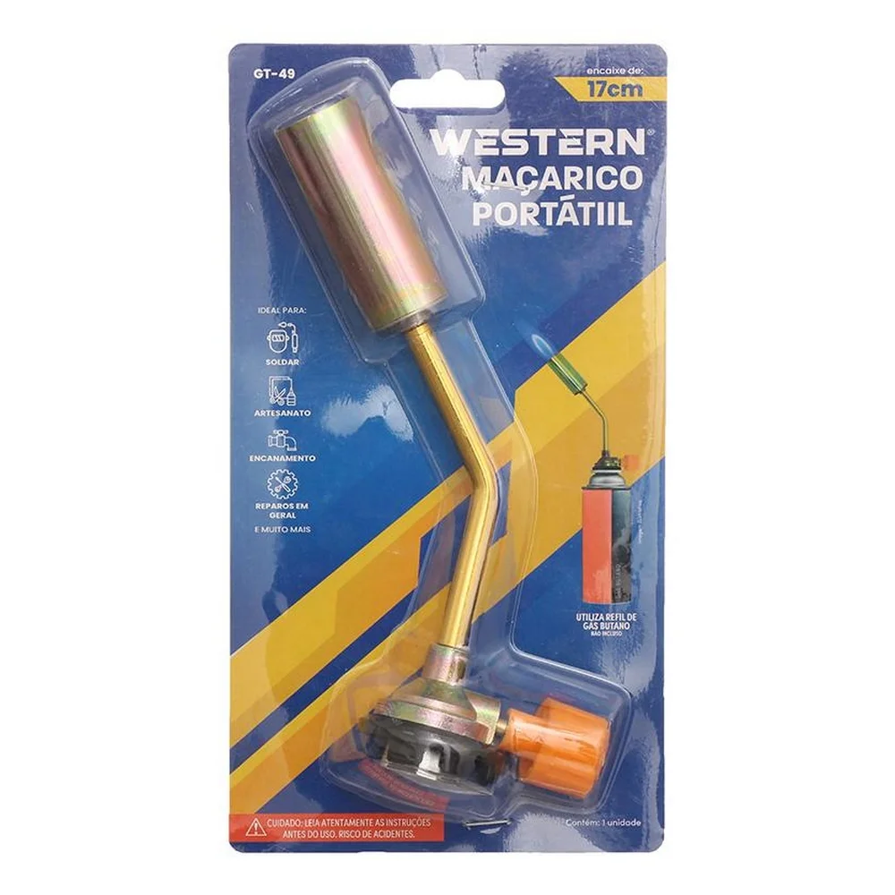 Macarico a Gas Portatil NAO Acompanha Cilindro Western GT-49