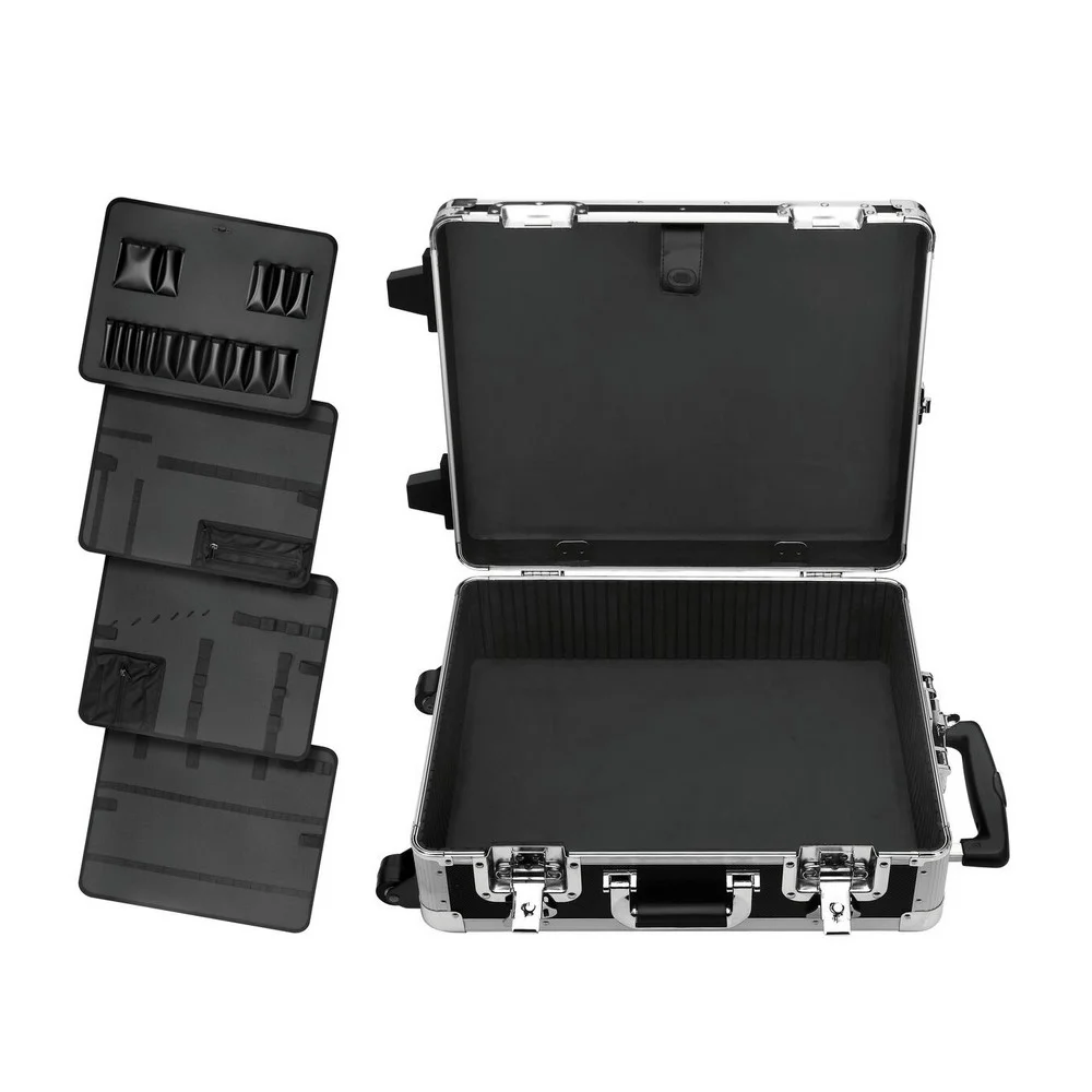 Maleta de Aluminio Grande Com Rodas para Ferramentas 61X22X43CM Tramontina Pro 44952040