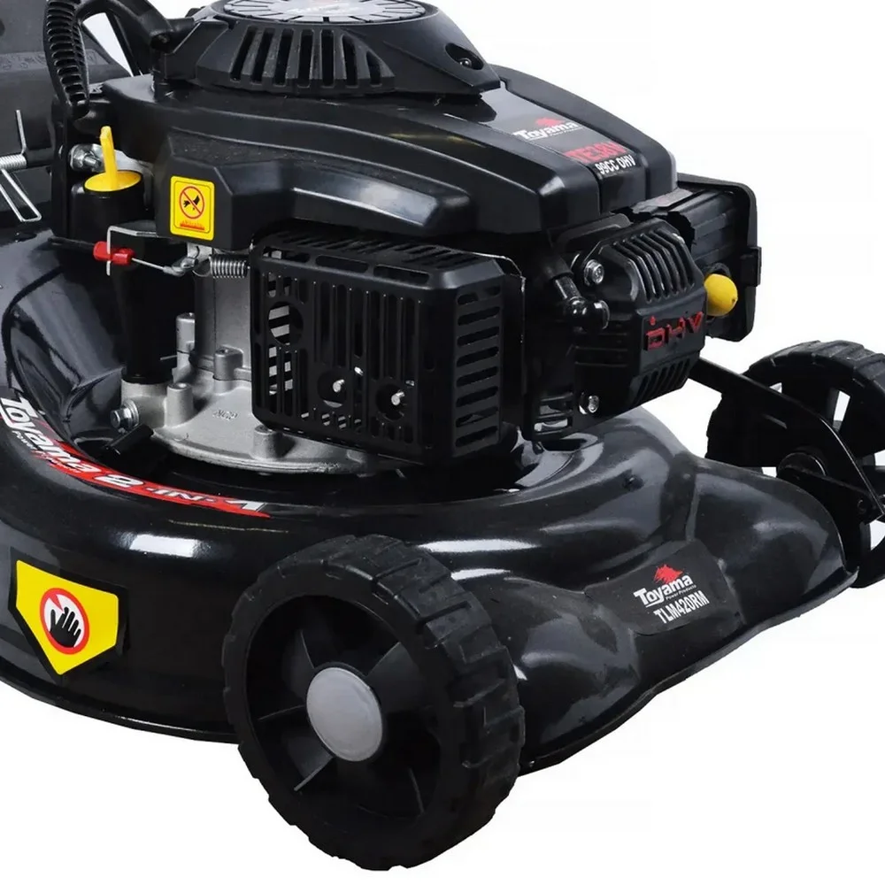 Maquina de Cortar Grama a Gasolina Com Recolhedor 40L Corte 42CM Motor 4T 3.5HP Toyama TLM420RM-38
