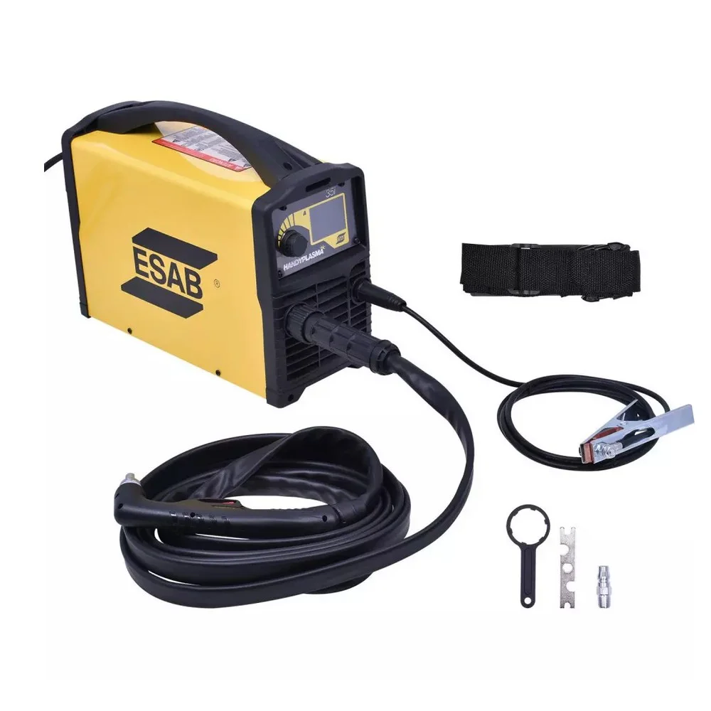 Maquina de Corte Plasma Manual Com Tocha 16MM 220V Esab HANDYPLASMA 35I