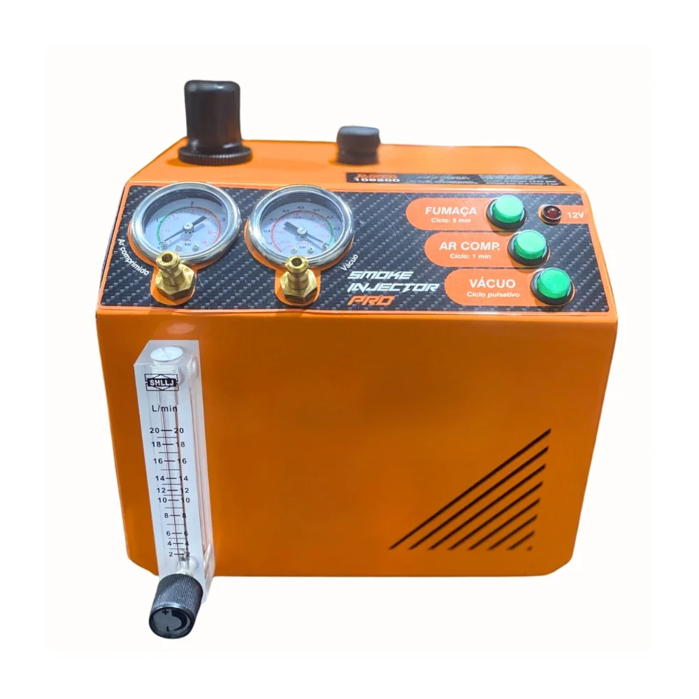 Maquina Geradora de Fumaca Smoke Injector Pro 3 Em 1 Gera e Injeta Fumaca Vacuo e AR Comprimido 12V Raven 109200
