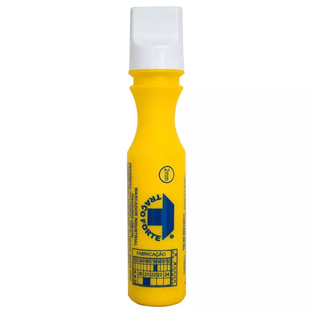 Marcador Industrial Amarelo 2MM/60ML Baden TRACOFORTE