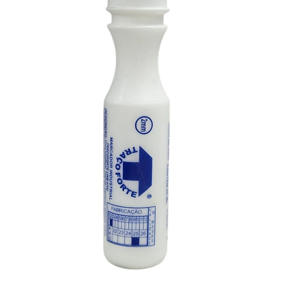 Marcador Industrial Branco 2MM/60ML Baden TRACOFORTE