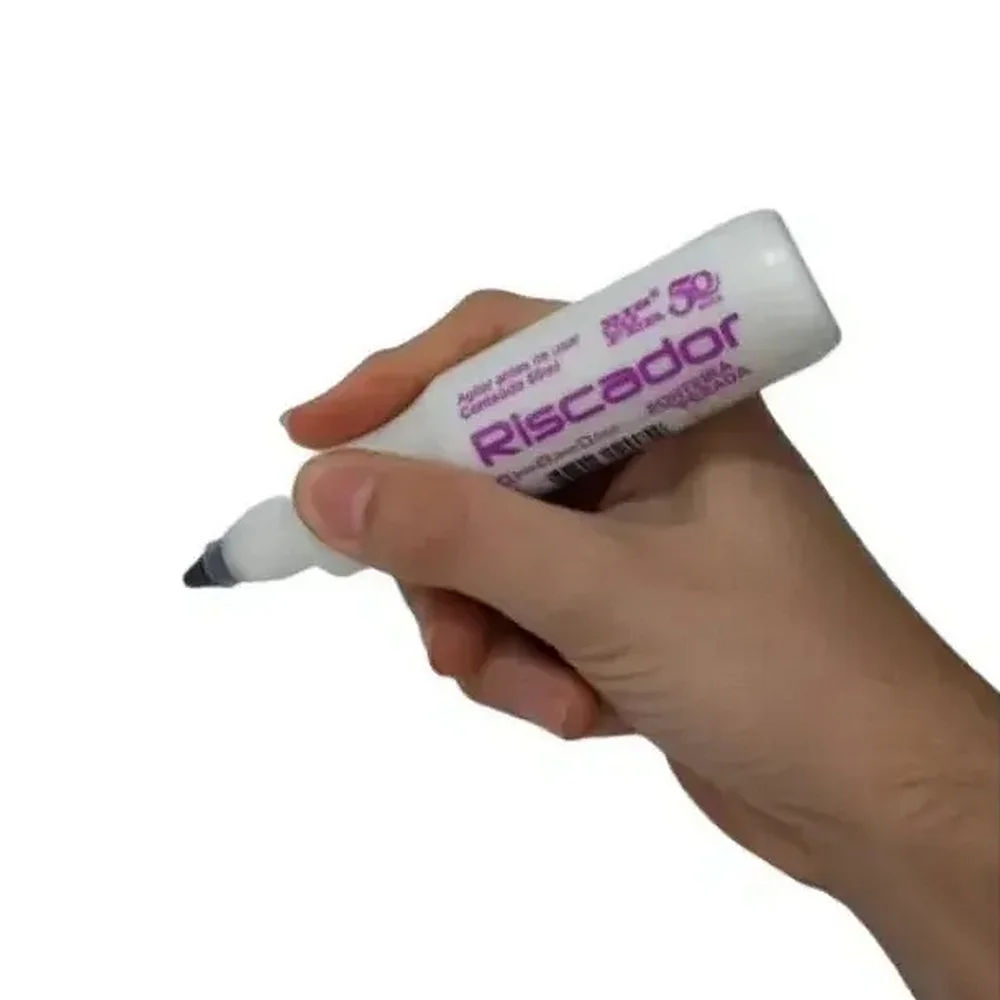 Marcador Industrial Branco 2MM/60ML Riscofer PL60