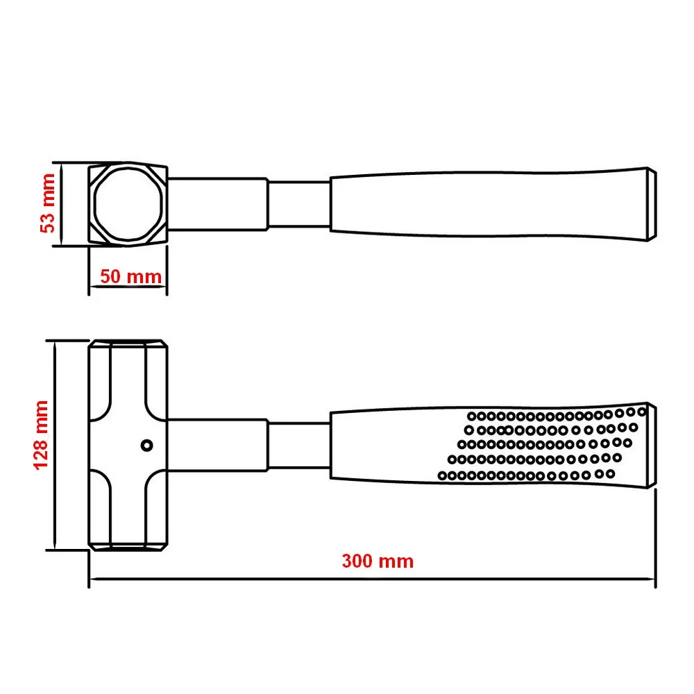 Marreta Oitavada Cabo Tubular USO Extra Pesado 2KG Tramontina Pro 40509/004