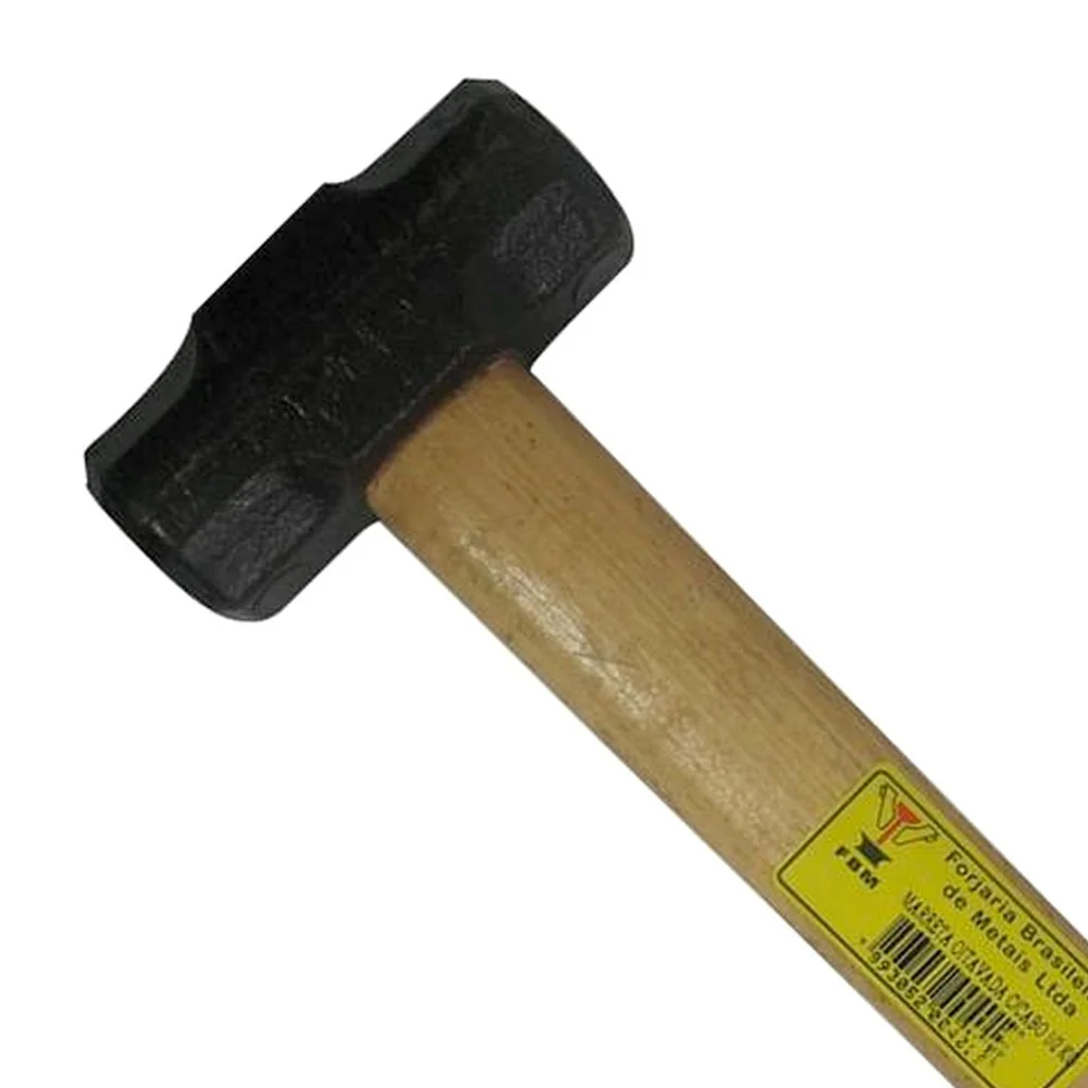 Marreta Oitavada com Cabo de Madeira 10KG Fbm 431