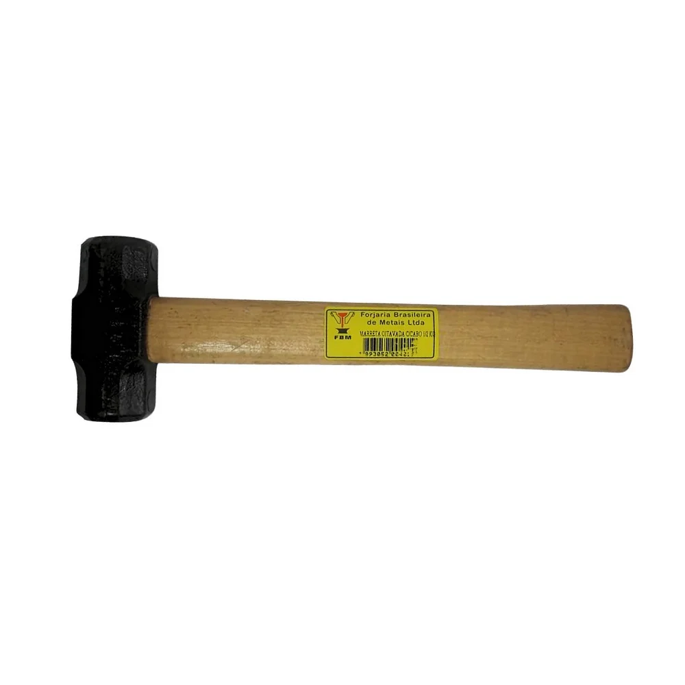 Marreta Oitavada com Cabo de Madeira 1,5KG Fbm 404