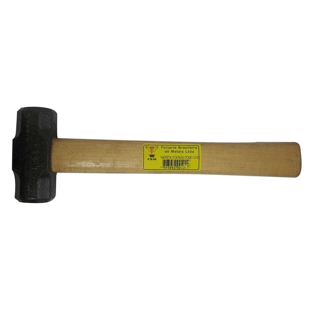 Marreta Oitavada com Cabo de Madeira 1KG Fbm 403