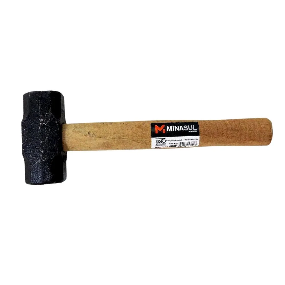 Marreta Oitavada com Cabo de Madeira 1KG Ms 3