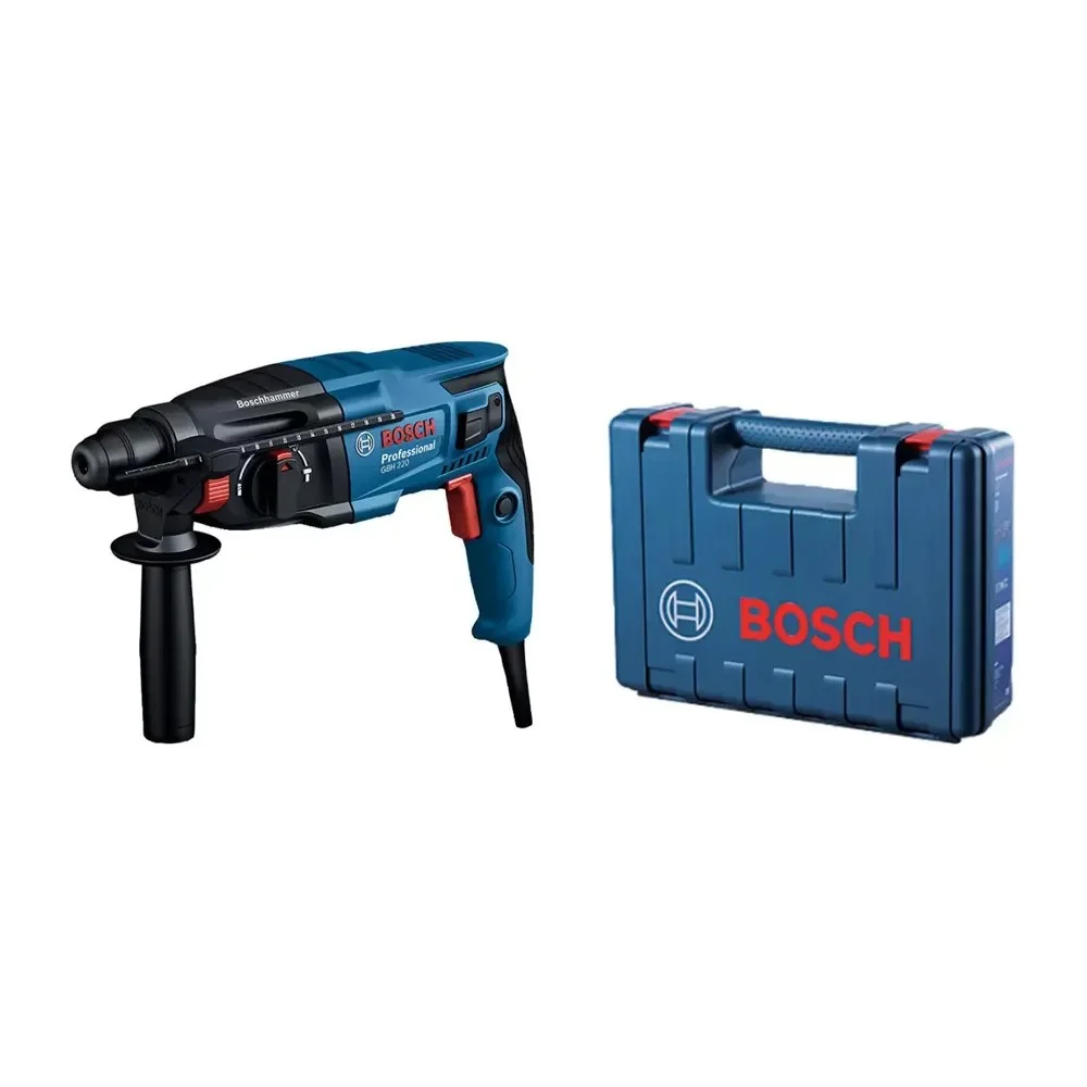 Martelete Perfurador Rompedor 2,3KG SDS-Plus com Maleta 22MM-2J 110V 720W Bosch GBH 220