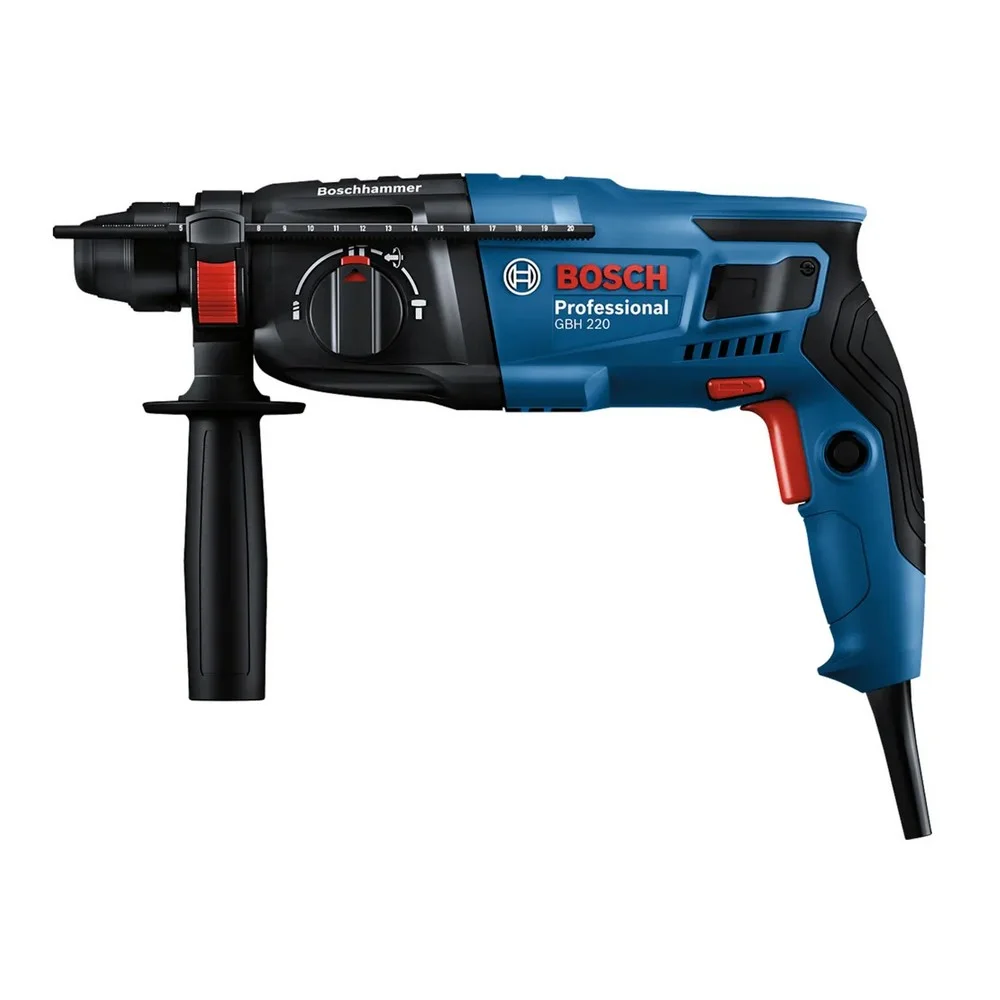 Martelete Perfurador Rompedor 2,3KG SDS-Plus com Maleta 22MM-2J 220V 720W Bosch GBH 220