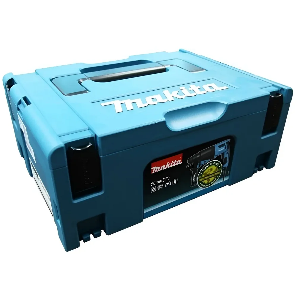 Martelete Perfurador Rompedor 2,9KG SDS-Plus com Maleta e Acessorios 26MM-3J 110V 800W Makita HR2670X6