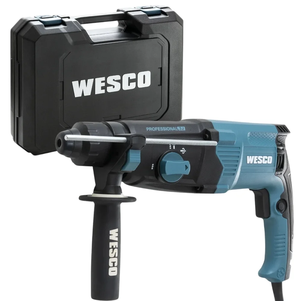 Martelete Perfurador Rompedor 3KG SDS-Plus com Maleta 26MM-3J 110V 800W Wesco WS3229KU