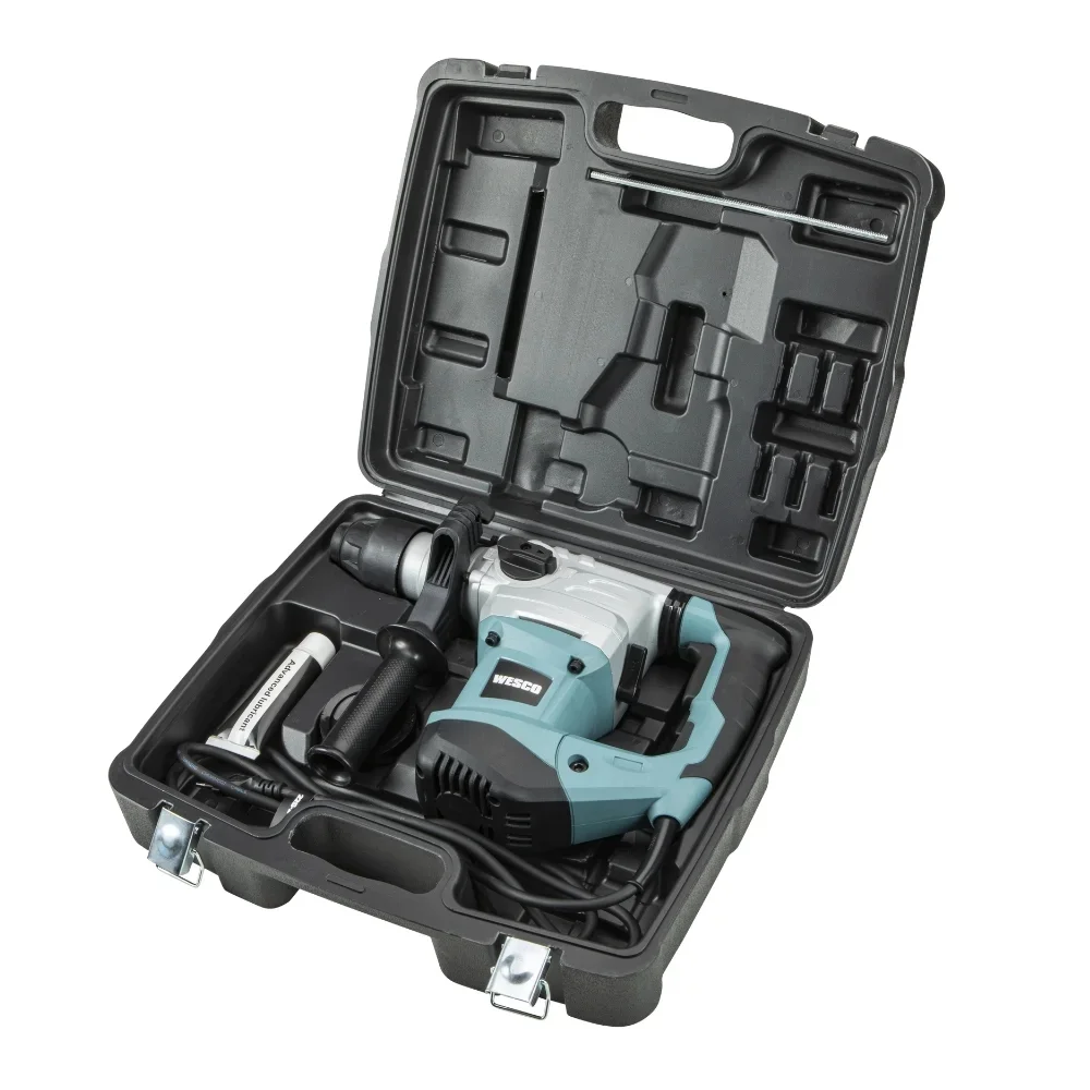 Martelete Perfurador Rompedor 5,7kg SDS-Plus com Maleta 5,5J 220V 1500W Wesco WS3202K
