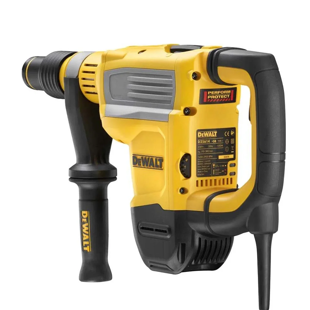 Martelete Perfurador Rompedor 7,8KG SDS-MAX com Maleta 45MM-10,5J 220V 1350W Dewalt D25614K-B2