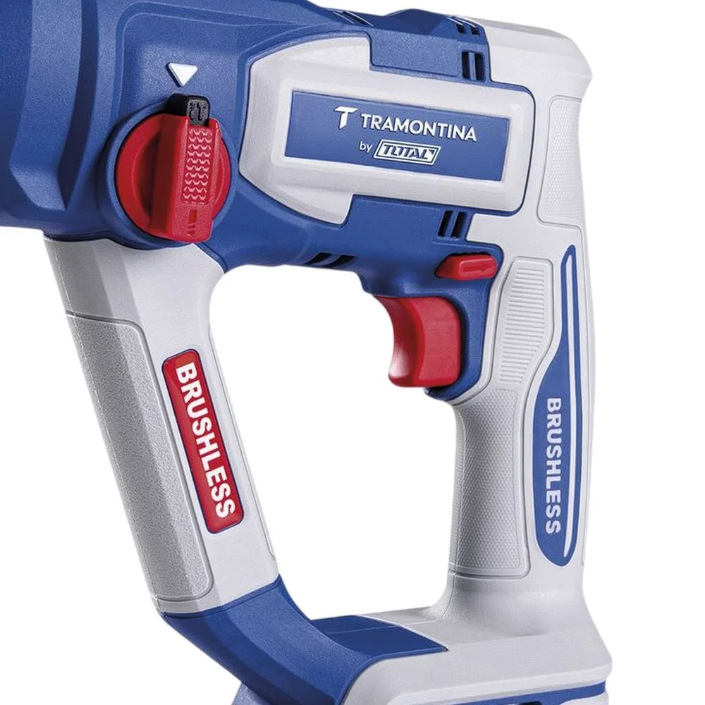 Martelete Perfurador Rompedor Bateria 20V Brushless SDS-Plus Sem Carregador e Bateria 18MM-1,8J Tramontina Tota 42305/002
