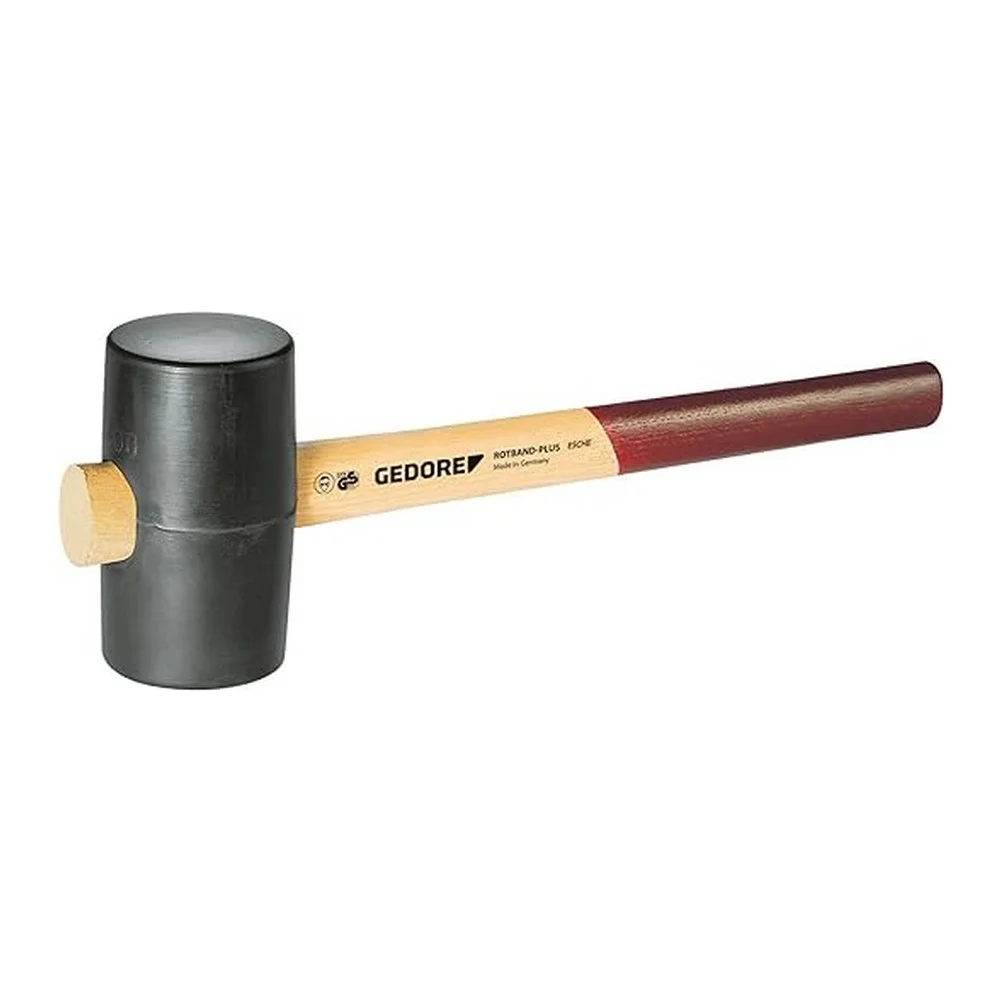 Martelo de Borracha Cabo de Madeira 40MM Gedore 226E0