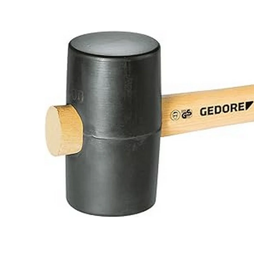 Martelo de Borracha Cabo de Madeira 40MM Gedore 226E0