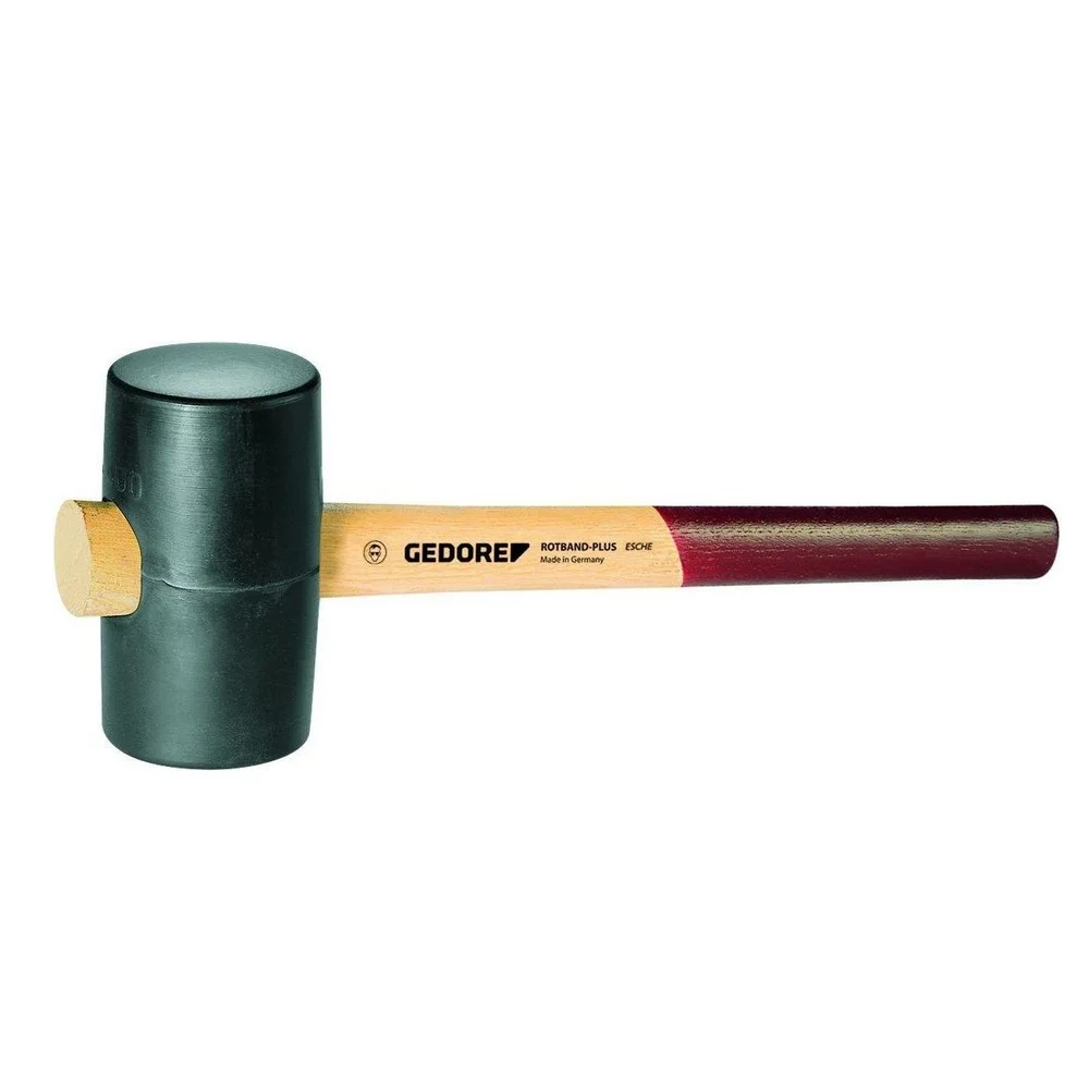 Martelo de Borracha Cabo de Madeira 55MM Gedore 227E1