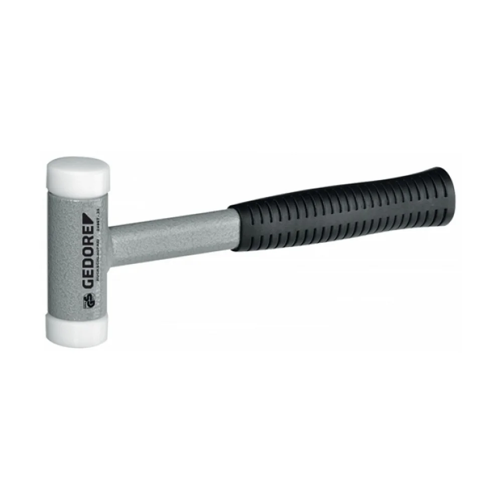 Martelo de Nylon Antirretrocesso Cabo de ACO 1,8KG-60MM Gedore 248ST60