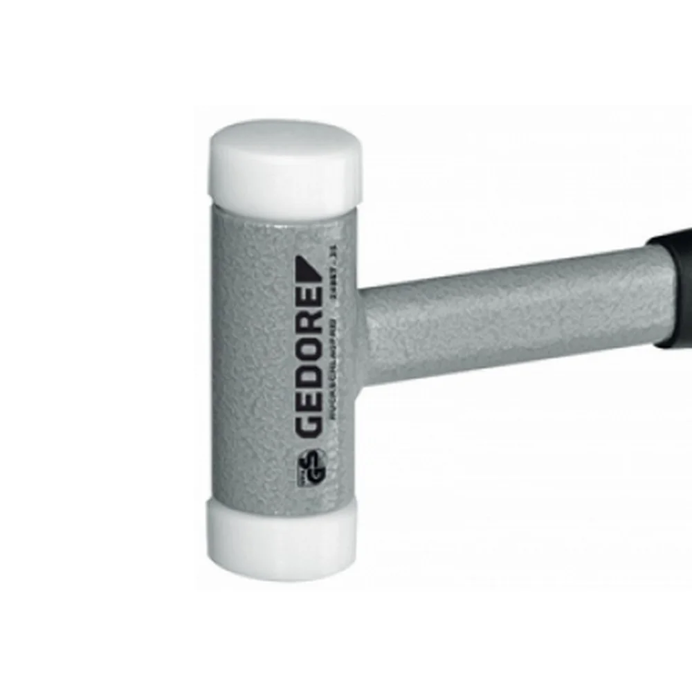 Martelo de Nylon Antirretrocesso Cabo de ACO 1,8KG-60MM Gedore 248ST60