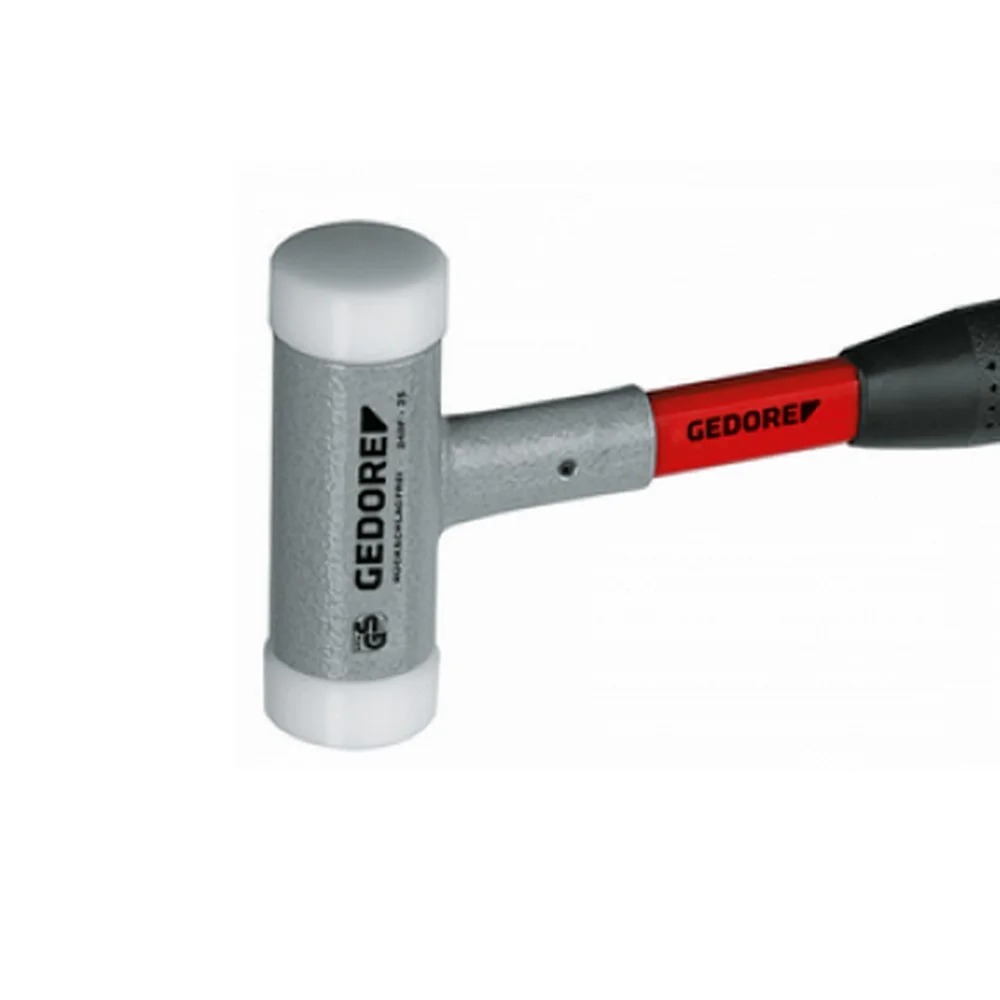 Martelo de Nylon Antirretrocesso Cabo de Fibra 1,7KG-60MM Gedore 248F60