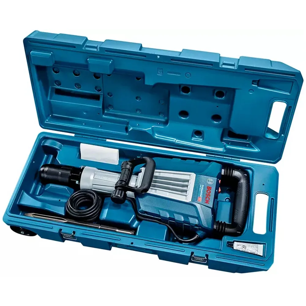 Martelo Demolidor 14,6kg Encaixe Sextavado 22MM com Maleta e Acessorios 28J 220V 1750W Bosch GSH 14 C